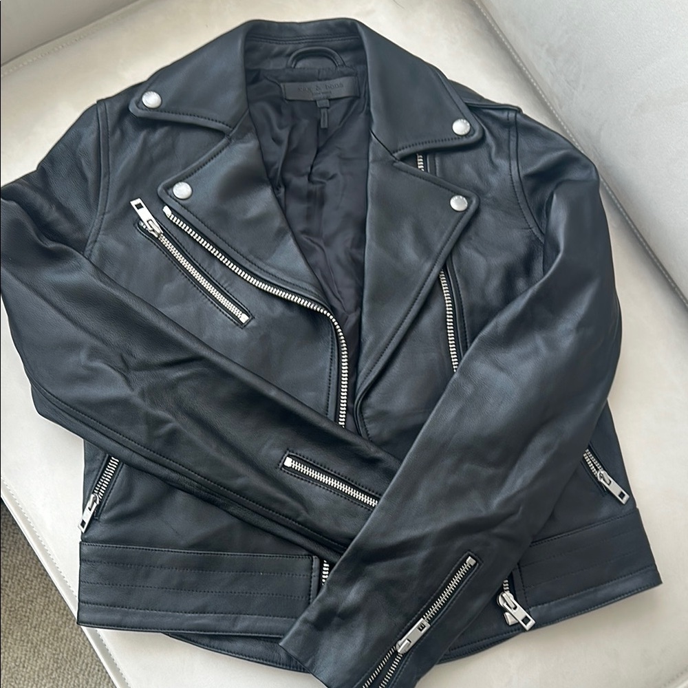 Women's Black Leather Jacket